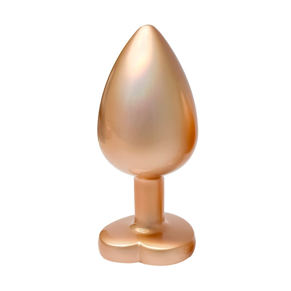 Gleaming Love Pearl Gold Butt Plug Large - Eroticon Ltd