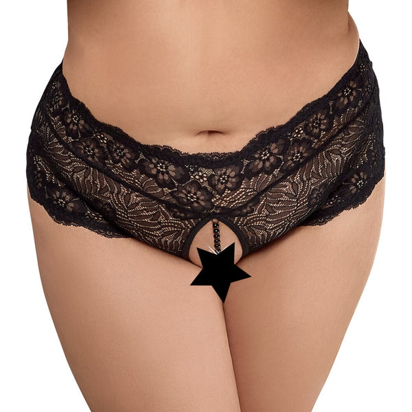 Cottelli Curves Panties With Pearl Chain - Eroticon Ltd