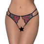Cottelli Adjustable Lacey Crotchless Brief - Eroticon Ltd