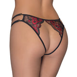 Cottelli Adjustable Lacey Crotchless Brief - Eroticon Ltd