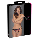 Cottelli Adjustable Lacey Crotchless Brief - Eroticon Ltd