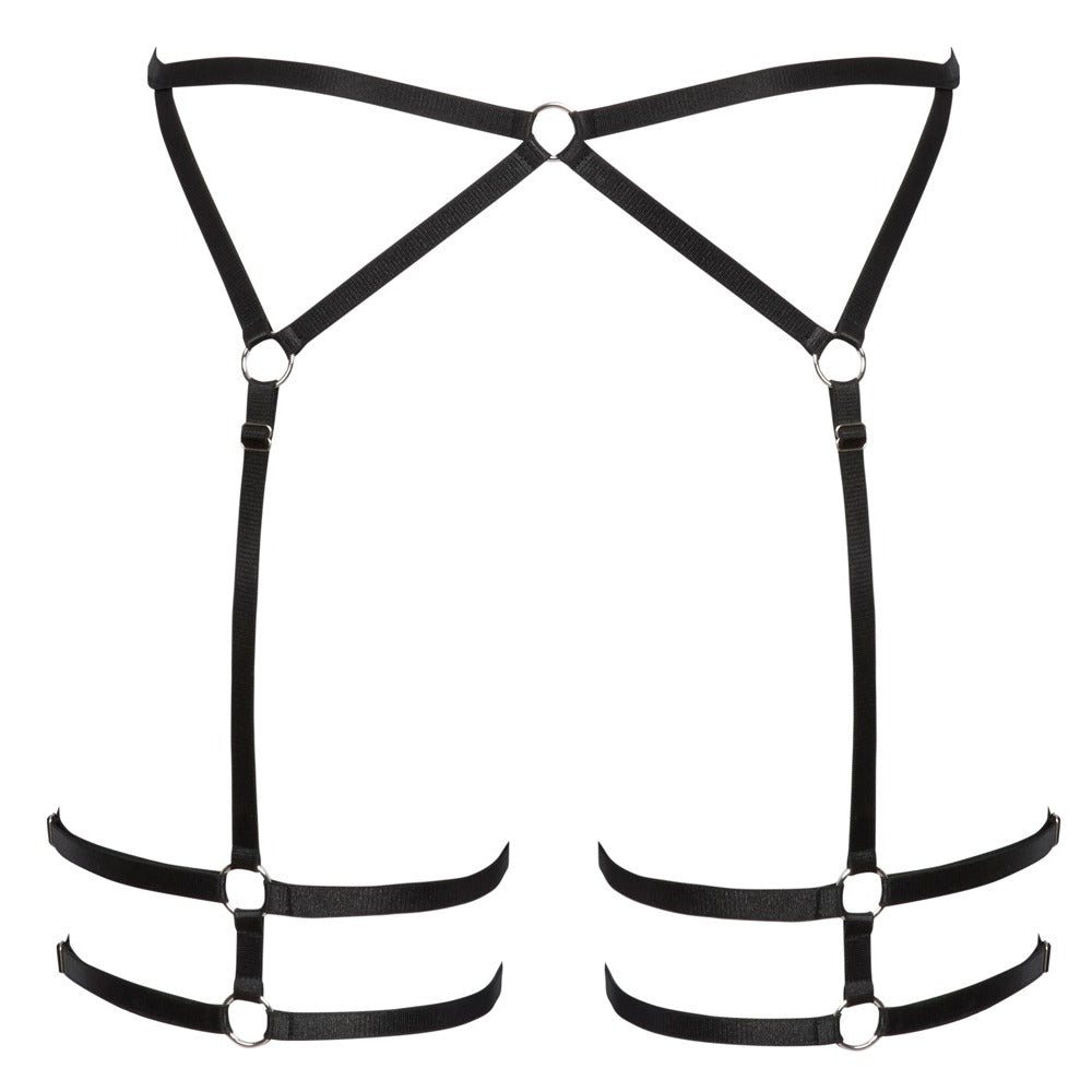 Cottelli Strappy Suspender Belt - Eroticon Ltd