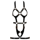 Bad Kitty Leather Look Body Harness - Eroticon Ltd