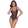 Cottelli Crotchless Body With Lace - Eroticon Ltd