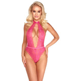 Kissable Halterneck Lace Body Pink - Eroticon Ltd