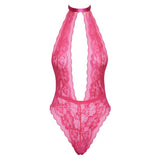 Kissable Halterneck Lace Body Pink - Eroticon Ltd