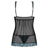 Obsessive Open Front Babydoll And String Black - Eroticon Ltd
