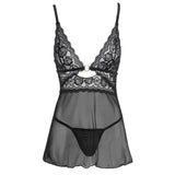 Cottelli Backless Babydoll With Thong - Eroticon Ltd