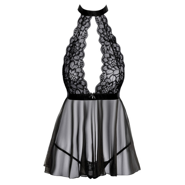 Kissable Halterneck Flared Babydoll - Eroticon Ltd