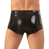 Latex Boxers With Penis Sleeve Black - Eroticon Ltd