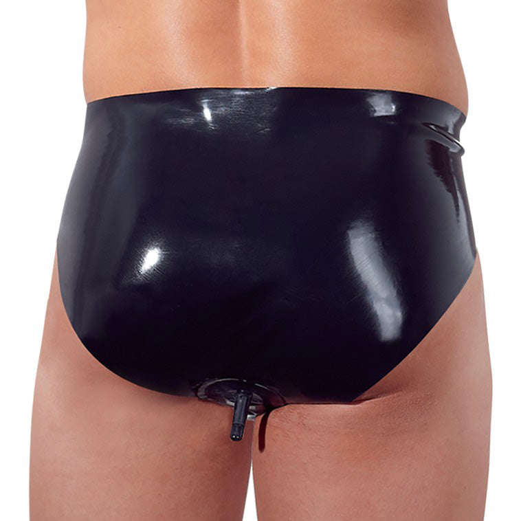 Latex Briefs with Anal Plug - Eroticon Ltd