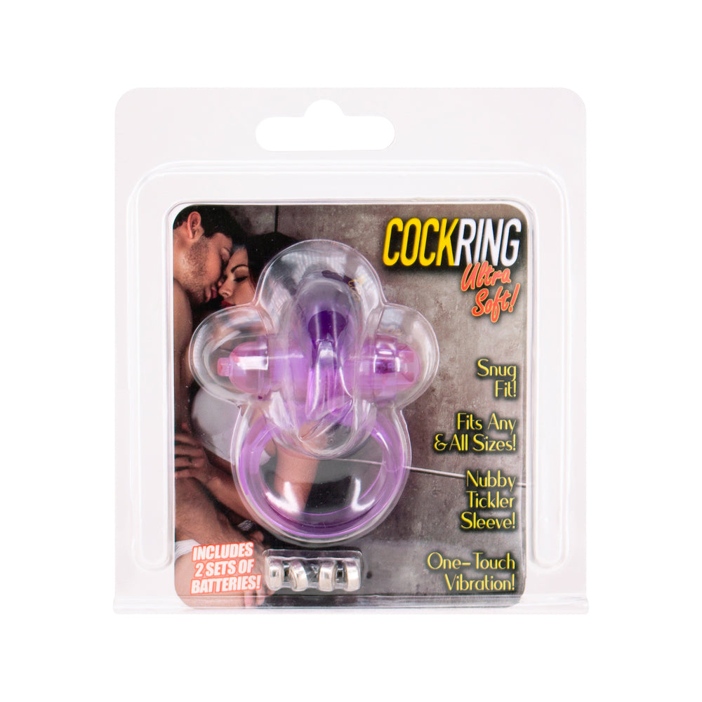 Rabbit Ultra Soft Vibrating Cockring - Eroticon Ltd