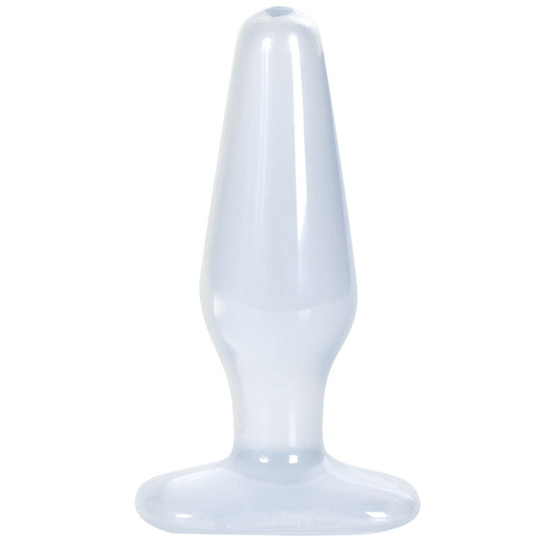 Butt Plug Clear Jelly Medium - Eroticon Ltd