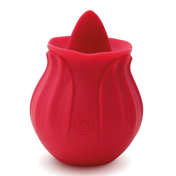 Skins Rose Buddies The Rose Flix Clitoral Massager Red - Eroticon Ltd