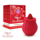 Skins Rose Buddies The Rose Flix Clitoral Massager Red - Eroticon Ltd