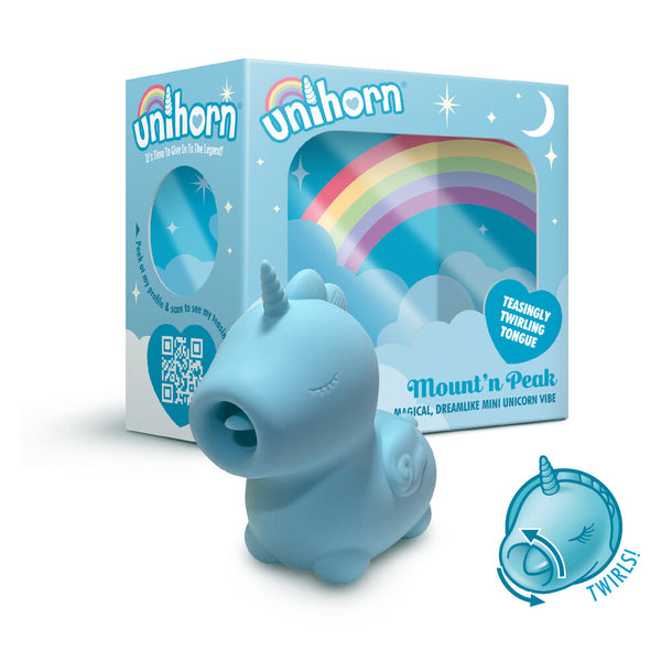 Unihorn Mountn Peak Twirling Tongue Unicorn Vibe - Eroticon Ltd