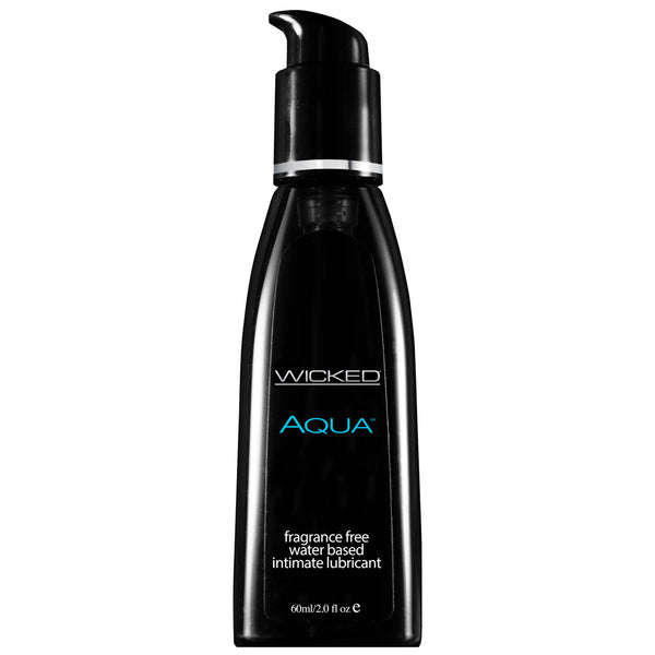 Wicked Aqua Fragrance Free Waterbase Lubricant 60mls - Eroticon Ltd