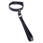 The Red Leather Collar with Short Leash - Eroticon Ltd