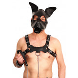 Red Leather Puppy Dog Mask - Eroticon Ltd