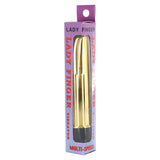 Lady Finger Mini Vibrator Gold - Eroticon Ltd