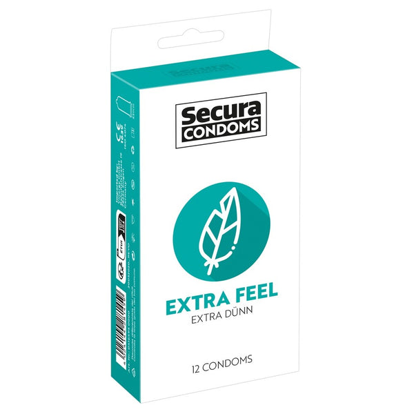 Secura Condoms 12 Pack Extra Feel - Eroticon Ltd