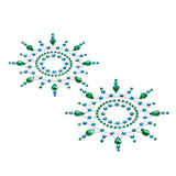 Petits Joujoux Gloria Nipple And Vagina Pasties Green - Eroticon Ltd
