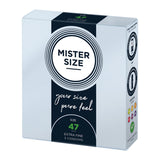 Mister Size 47mm Your Size Pure Feel Condoms 3 Pack - Eroticon Ltd