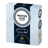 Mister Size 53mm Your Size Pure Feel Condoms 3 Pack - Eroticon Ltd