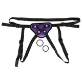 Purple And Black Universal Harness - Eroticon Ltd