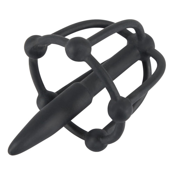 Silicone Penis Plug WIth Glans Cage - Eroticon Ltd