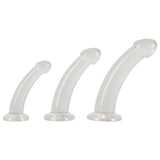 Three Piece Crystal Clear Anal Training Set - Eroticon Ltd
