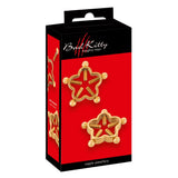 Bad Kitty Golden Flower Nipple Jewellery - Eroticon Ltd