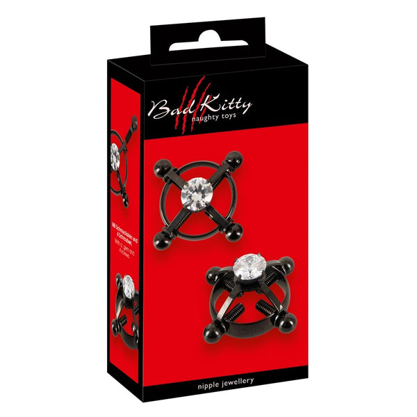 Bad Kitty Shiny Star Nipple Jewelery - Eroticon Ltd