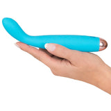 Cuties Silk Touch Rechargeable Mini Vibrator Blue - Eroticon Ltd