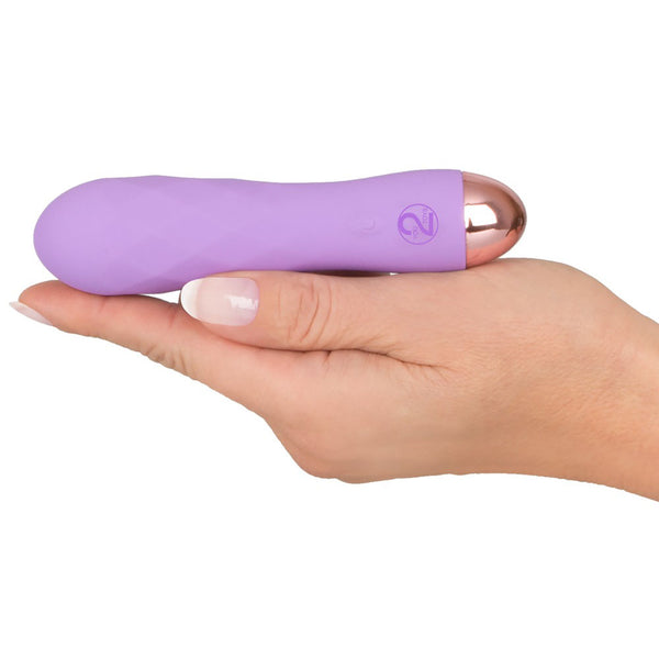 Cuties Silk Touch Rechargeable Mini Vibrator Purple - Eroticon Ltd