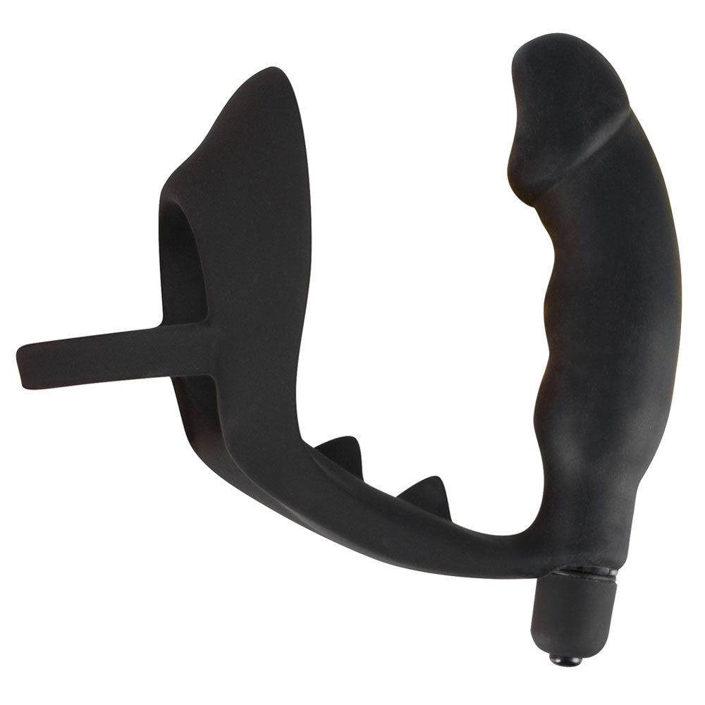 Black Velvets Cock Ring And Vibrating Anal Plug - Eroticon Ltd