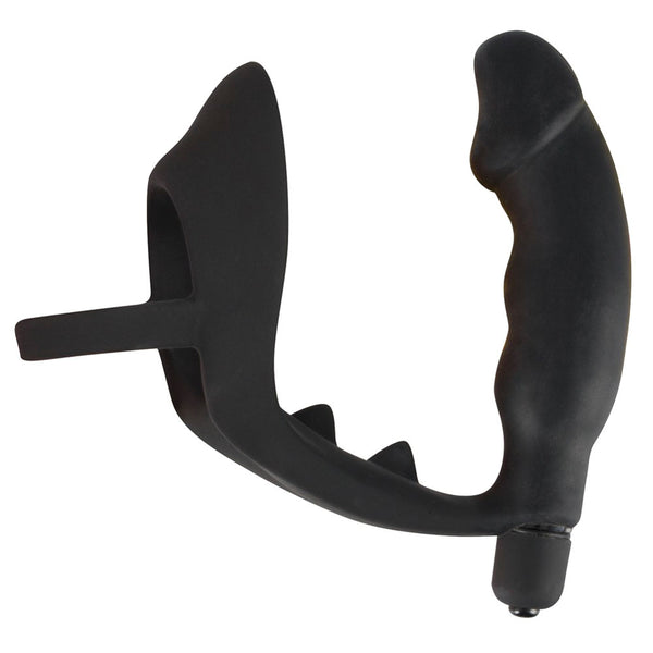 Black Velvets Cock Ring And Vibrating Anal Plug - Eroticon Ltd