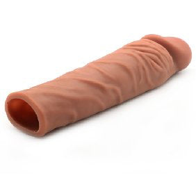 Penis Extender 7.4 Inches Flesh Brown - Eroticon Ltd