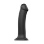 Strap On Me Silicone Dual Density Bendable Dildo Medium Black - Eroticon Ltd