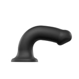 Strap On Me Silicone Dual Density Bendable Dildo Medium Black - Eroticon Ltd