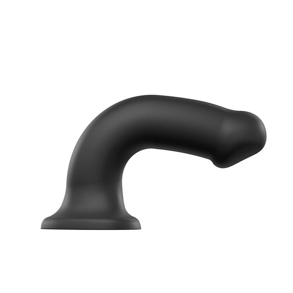 Strap On Me Silicone Dual Density Bendable Dildo Medium Black - Eroticon Ltd