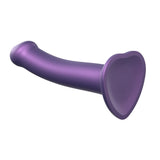 Strap On Me Mono Density Metalic Shine Dildo Medium Purple - Eroticon Ltd