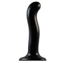 Strap On Me Prostate and G Spot Curved Dildo Small Black - Eroticon Ltd