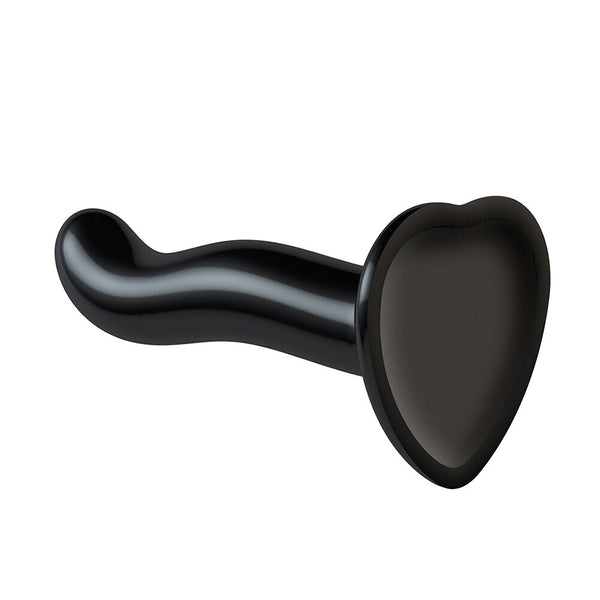Strap On Me Prostate and G Spot Curved Dildo Small Black - Eroticon Ltd