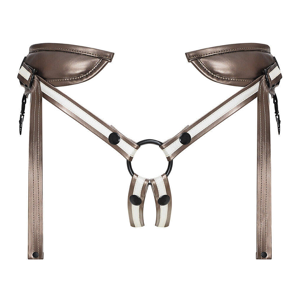 Strap On Me Leatherette Desirous Harness One Size - Eroticon Ltd