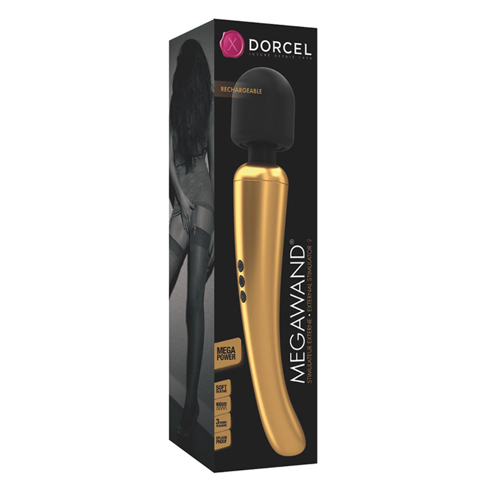 Dorcel Rechargeable Mega Wand Gold - Eroticon Ltd