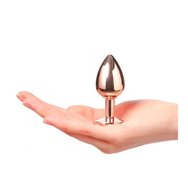 Dorcel Diamond Butt Plug Rose Gold Small - Eroticon Ltd