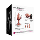 Dorcel Diamond Butt Plug Rose Gold Small - Eroticon Ltd