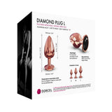 Dorcel Diamond Butt Plug Rose Gold Large - Eroticon Ltd
