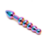 Sensual Multi Coloured Glass Laila Anal Probe - Eroticon Ltd